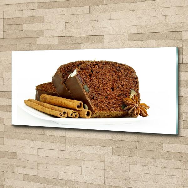 Glasbild Lebkuchen und Vanille