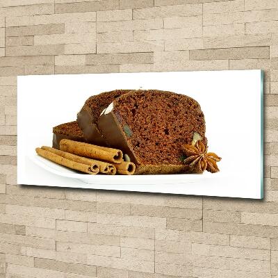 Glasbild Lebkuchen und Vanille