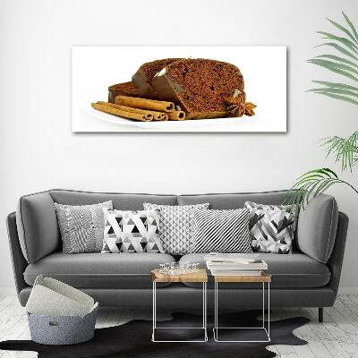 Glasbild Lebkuchen und Vanille