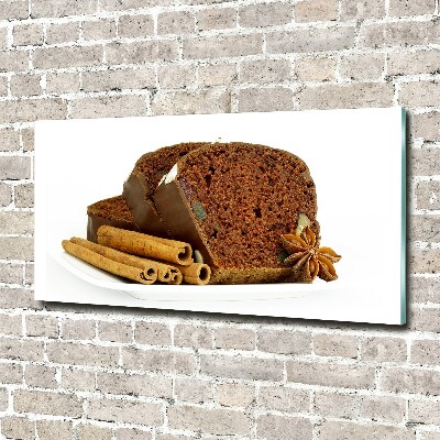 Glasbild Lebkuchen und Vanille