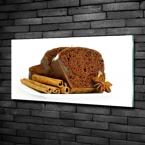 Glasbild Lebkuchen und Vanille