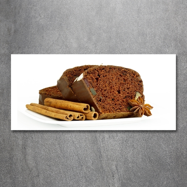 Glasbild Lebkuchen und Vanille