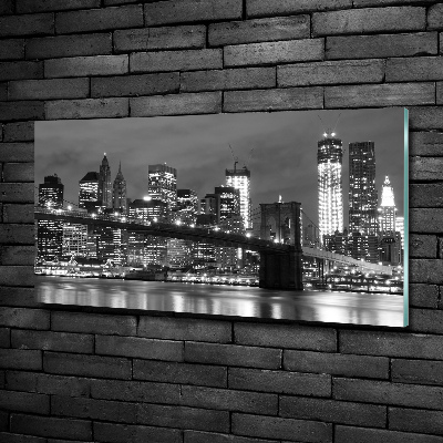 Foto glasbild Manhattan, New York