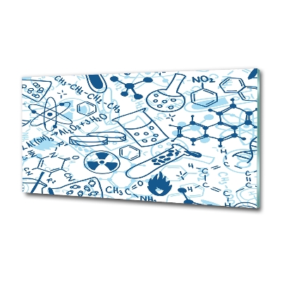 Glasbild Hintergrund in Chemie