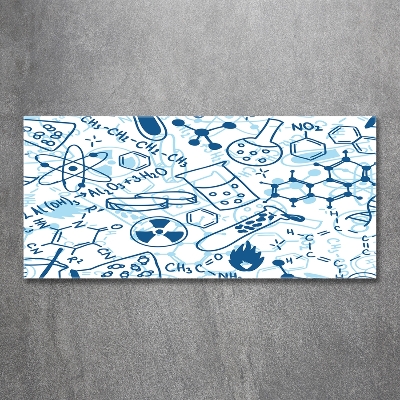 Glasbild Hintergrund in Chemie