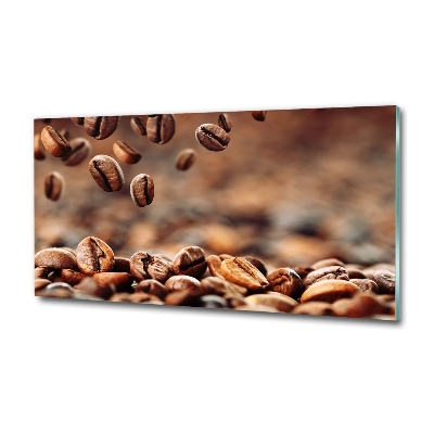 Bild auf glas Kaffeebohnen