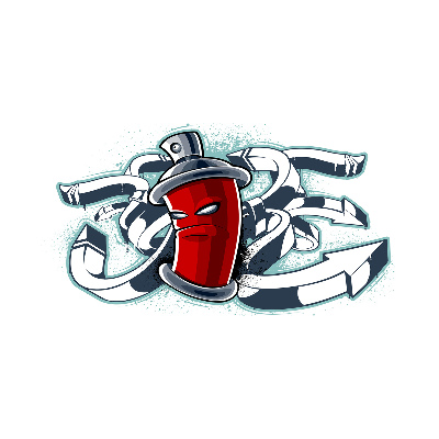 Bild auf glas Graffiti