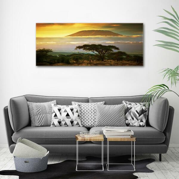 Glasbild Kilimandscharo, Kenia
