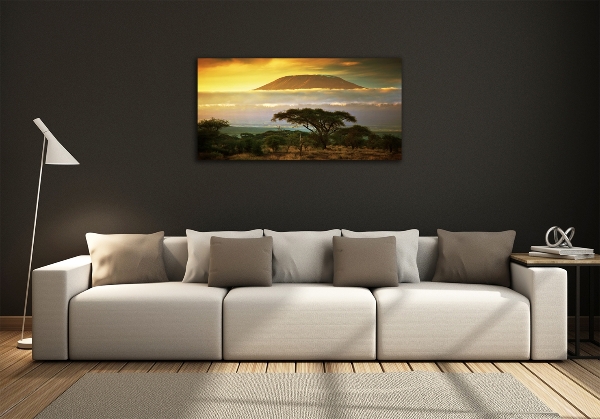 Glasbild Kilimandscharo, Kenia