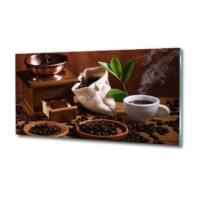 Glasbild Eine Tasse Espresso