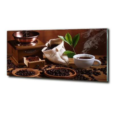 Glasbild Eine Tasse Espresso