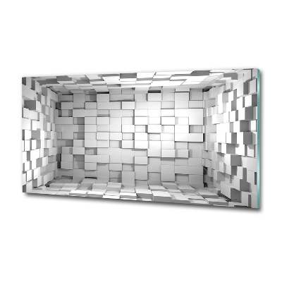 Foto glasbild Würfel