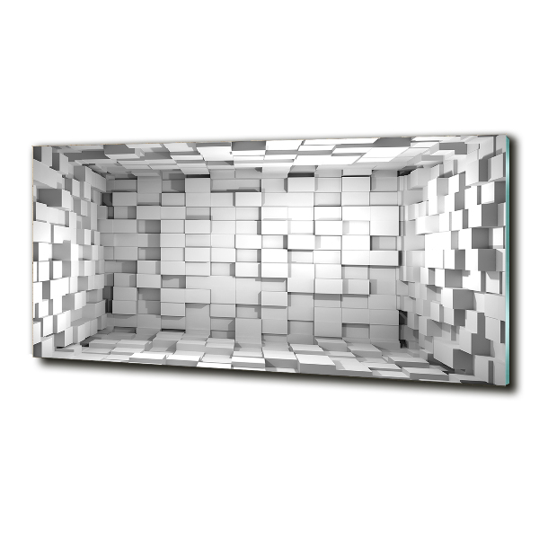 Foto glasbild Würfel