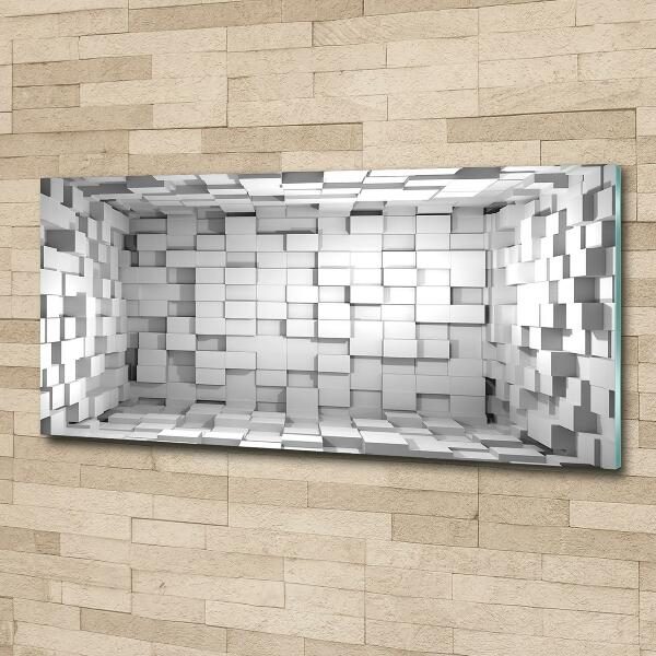 Foto glasbild Würfel