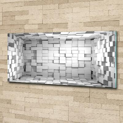 Foto glasbild Würfel