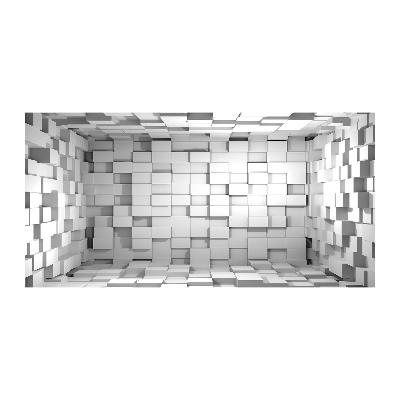 Foto glasbild Würfel