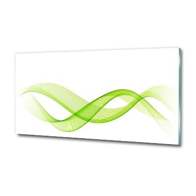Bild auf glas Bunte Wellen