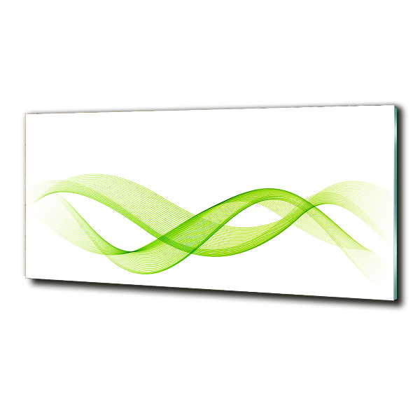 Bild auf glas Bunte Wellen