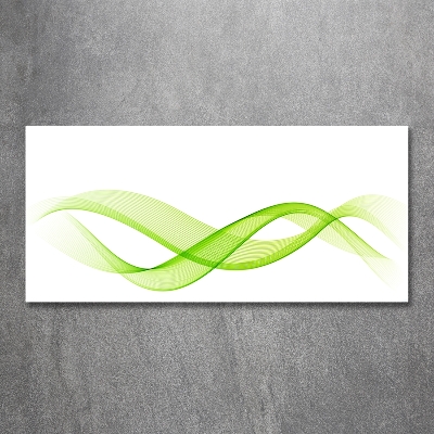 Bild auf glas Bunte Wellen