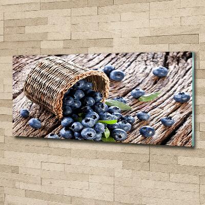 Bild auf glas Beeren im Korb