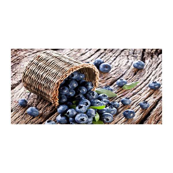 Bild auf glas Beeren im Korb