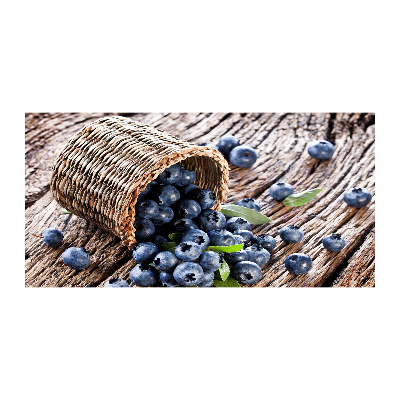 Bild auf glas Beeren im Korb