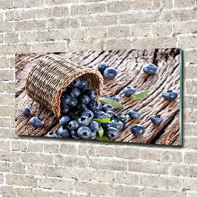 Bild auf glas Beeren im Korb