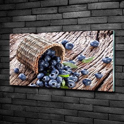 Bild auf glas Beeren im Korb