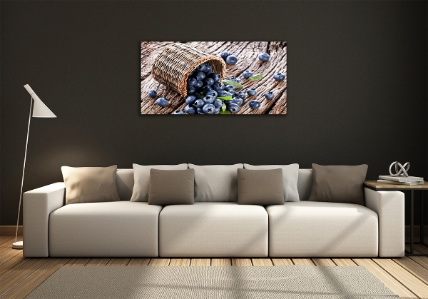 Bild auf glas Beeren im Korb