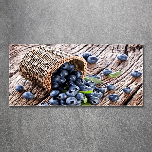 Bild auf glas Beeren im Korb