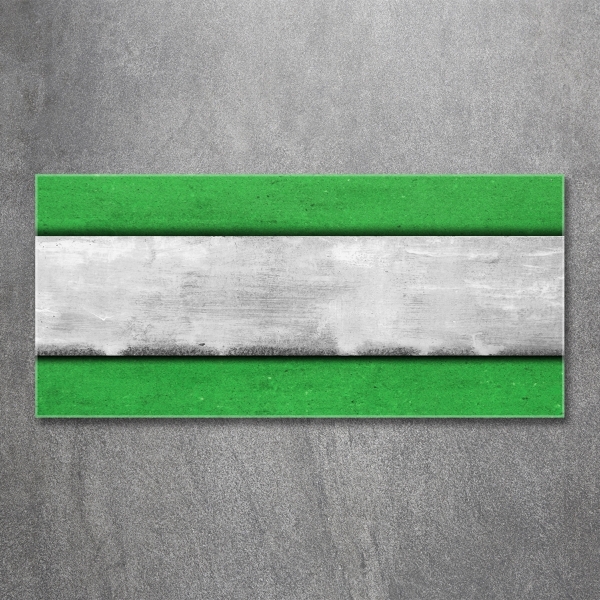 Glasbild Grüne Wand