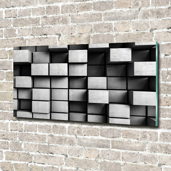 Glasbild Abstraktion