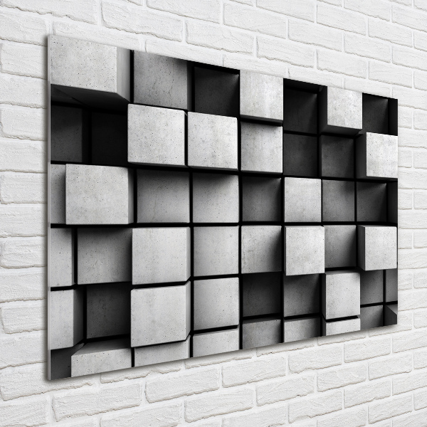 Glasbild Abstraktion