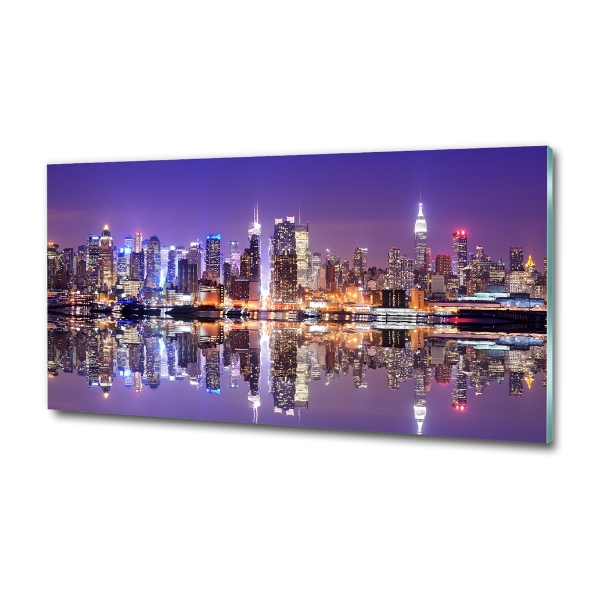 Foto glasbild Manhattan, New York