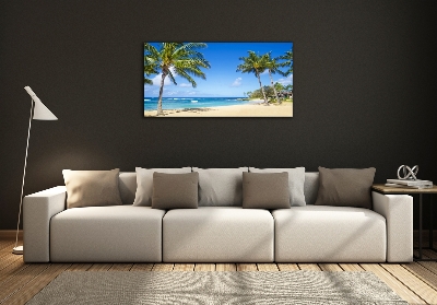 Foto glasbild Tropischer Strand