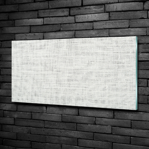 Bild auf glas Weißes Leinen