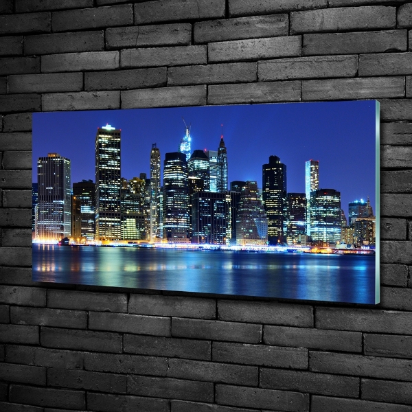 Glasbild Manhattan, New York