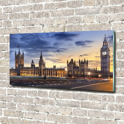 Foto glasbild Big Ben London