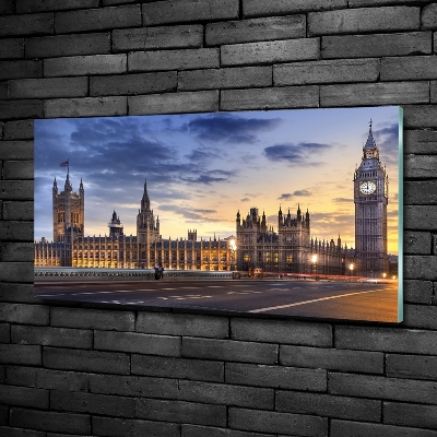 Foto glasbild Big Ben London