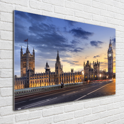 Foto glasbild Big Ben London
