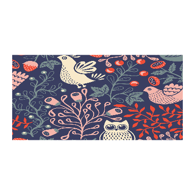 Foto glasbild Hühnereulenpflanzen