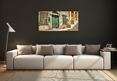 Bild auf glas Griechische Straßen