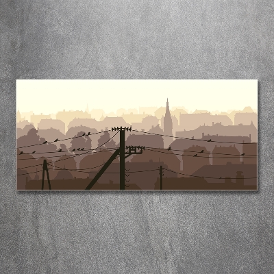 Foto glasbild Stadtgrenze