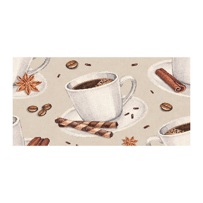 Foto glasbild Eine Tasse Kaffee