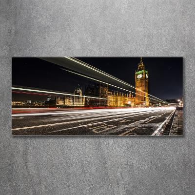 Glasbild Big Ben London