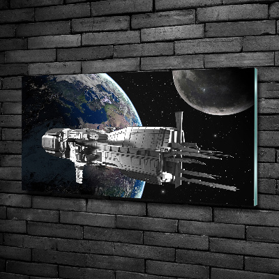 Bild auf glas Raumschiff