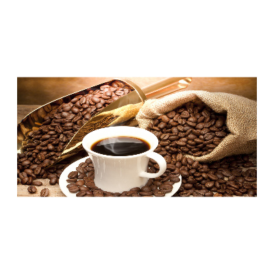 Bild auf glas Eine Tasse Kaffee