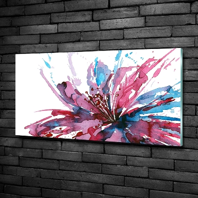 Bild auf glas Abstrakte Blume