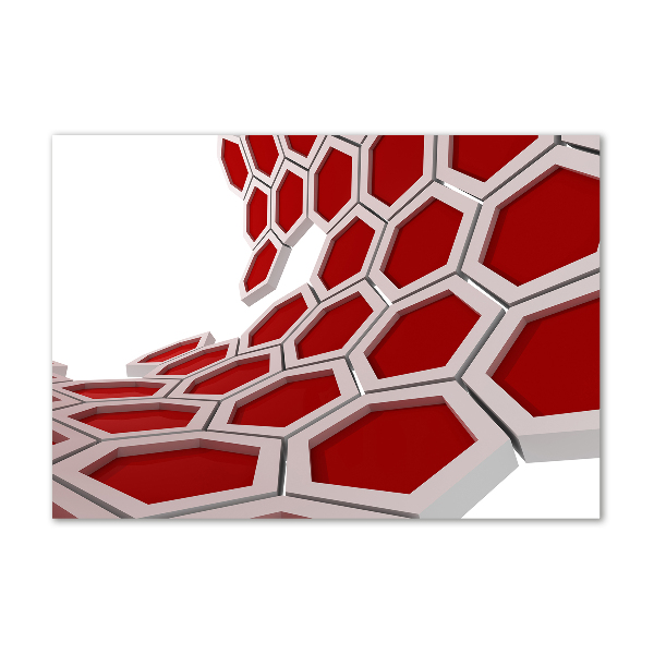 Glasbild 3D-Abstraktion