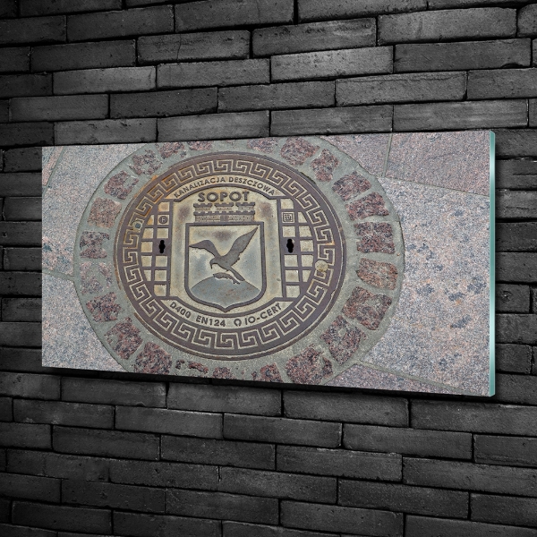 Foto glasbild Sopot-Brunnen